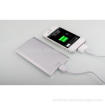 Shenzhen ultra-thin 8MM mobile power bank For Samsung/LG/Nokia/Blackerry/Tablet PC/Digital Devices